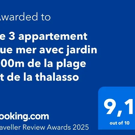 Apartment Le 3 Vue Avec Jardin 100m De La Et De La Thalasso Concarneau